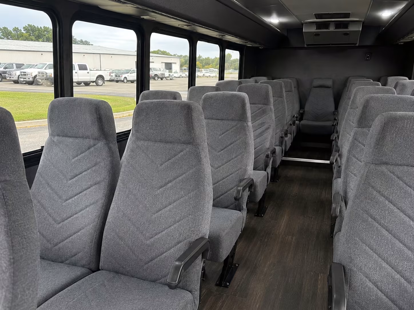 18 passenger minibus interior