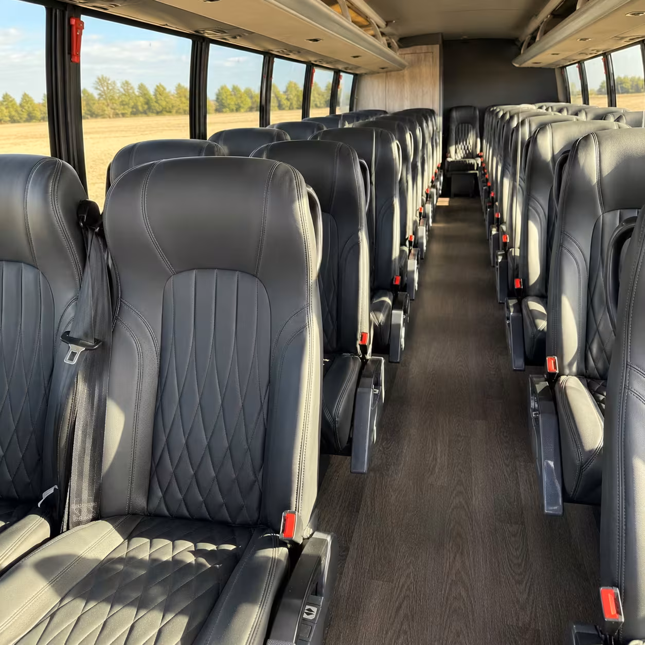 30 passenger minibus inside