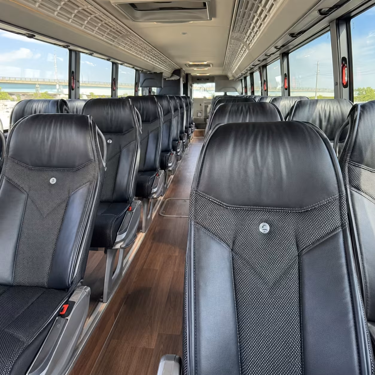 milpitas charter bus interior