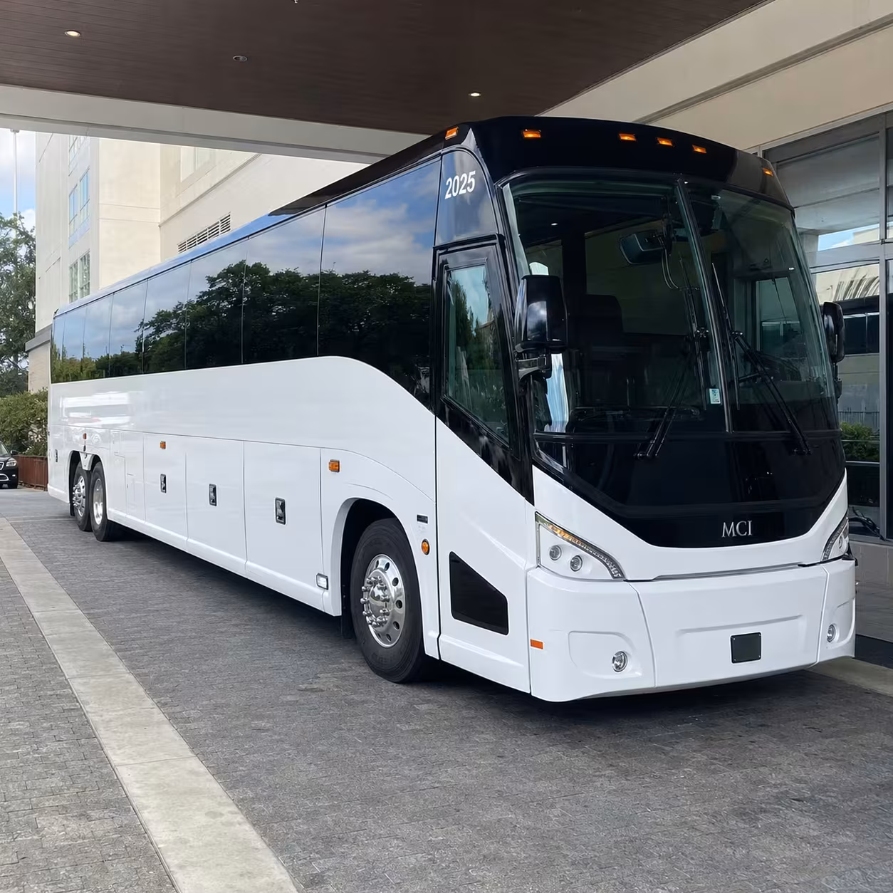 milpitas charter bus rental exterior