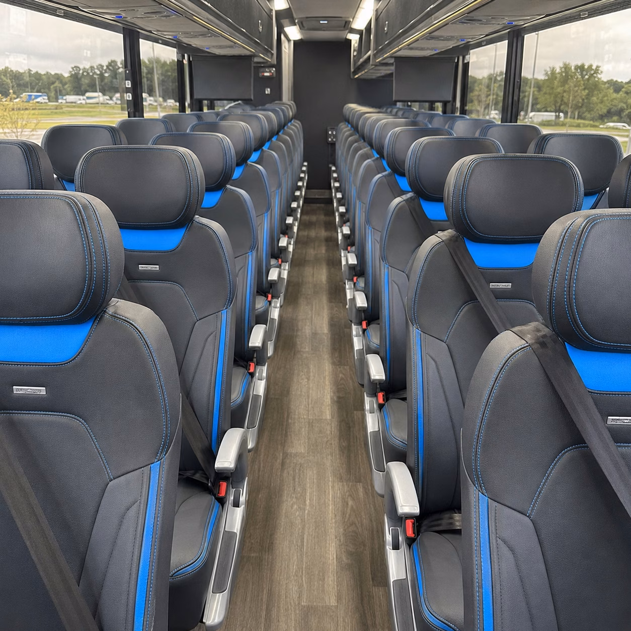 milpitas charter bus rental inside